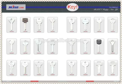 New Design Color Key Blank Customized Key Blank for Dimple Key Door Lock wall car key holder