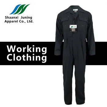 Man's Black Cotton Long Suit