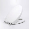 White Automatic Plastic Heated Toilet Seat And Cover