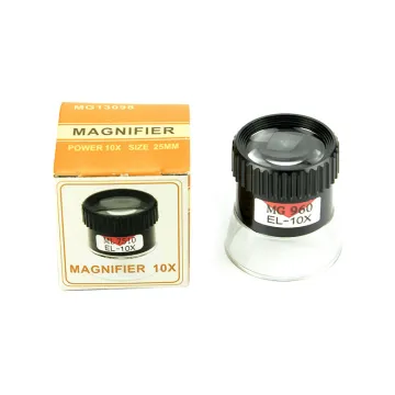 10x Plastic Stand Cylinder Magnifier - Watch Repair & Jewelry Loupe MG13098