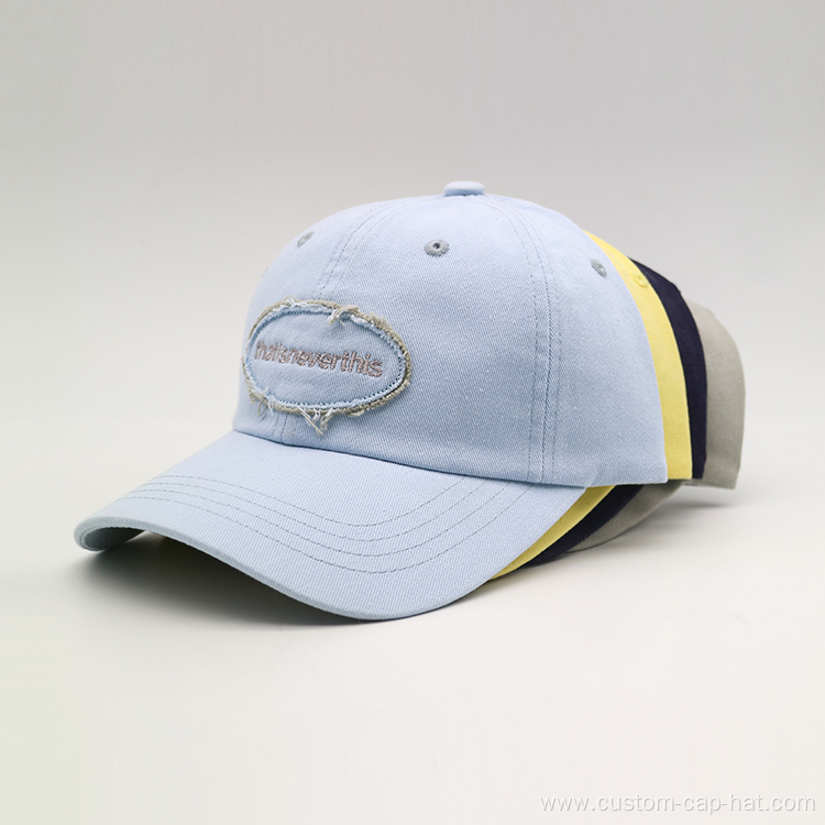 Affixed Cloth Embroidery Baseball Cap