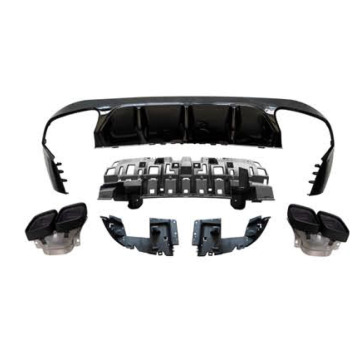 E63 AMG Coupe Black Diffuser for Mercedes-Benz E-Class C238 E63