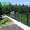 Retractable Roll Chain Link Fence Black For Sale