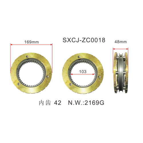 OEM ME627387 Transmission Gearbox Parts 2nd and 3rd Synchronizer for Mitsubishi FUSO 6D14 6D15 6D16