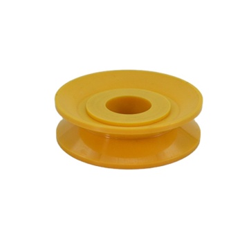 High Precision Yellow Zirconia Ceramic Rings and Guide Wheels ZrO2 Machinery Parts