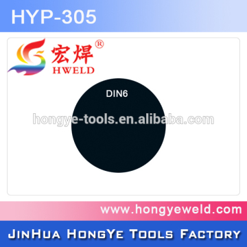 High quality of welding black glass round lens/safety glasses