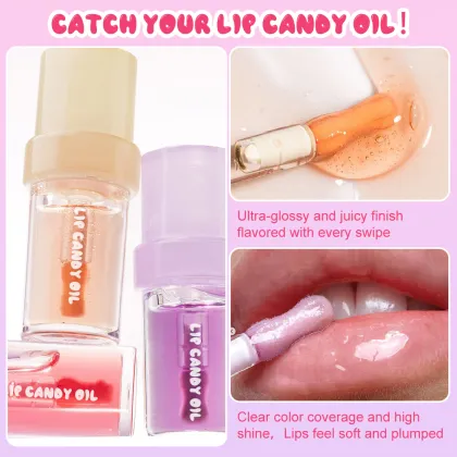 Vegan Clear Moisturizing Fruit Lip Candy Oil