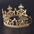 Gold Metal Flower-de-Luce Pageant Tiaras