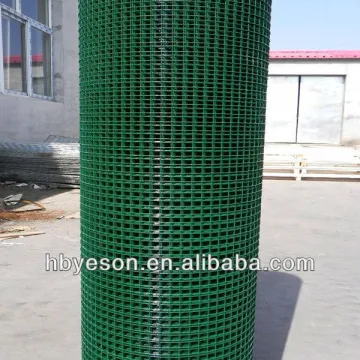 PVC Coating square Wire Mesh/green pvc coating wire mesh/wire mesh in roll