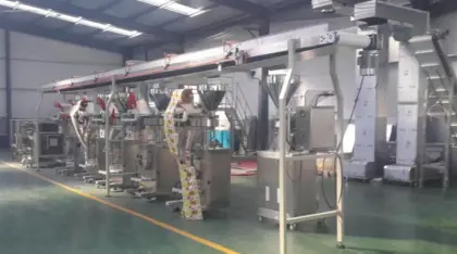 Volumetric vertical packing machine nuts snacks pack machine
