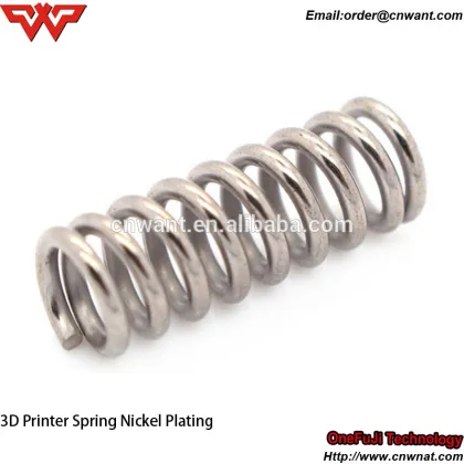 3d printer spring 3d extruder strong spring Plate with nickel spring wade/Ultimaker /Makerb 3d Printer Parts nickelage