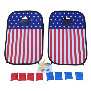 Custom Logo 4x2ft Pro Regulation Size Foldable Cornhole Game Set