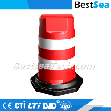 Plastic traffic barrel, PU water barrier