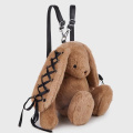 Sac à dos en peluche de lapin de fille mignonne