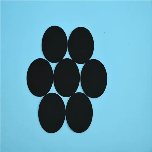 Custom clothing DIY material black needle punched cotton