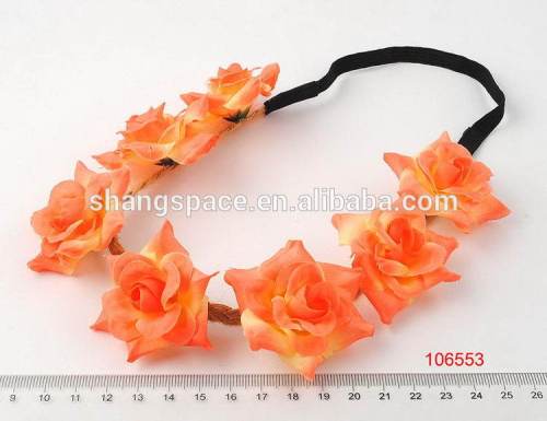 New products special discount girls' headband with bead flowers