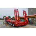 Extendable 3 Axles 60t Low Bed Semi Trailer