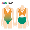Laraçóis de ginástica de spandex personalizados com strass
