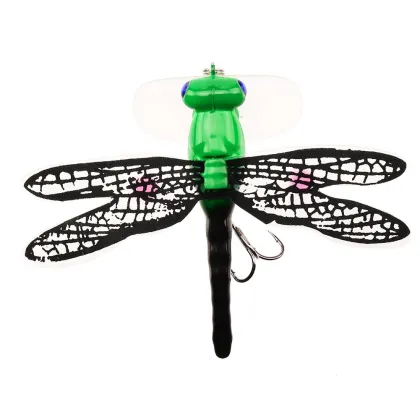 Wholesale Factory Price Twitch Wobblers: Lifelike Hard Bait Topwater Dragonfly Insect Fishing Lures (7.5cm, 6.2g)