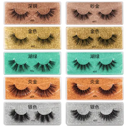 Thick Wholesale 5D Glue Eyelashes False Eyelashes