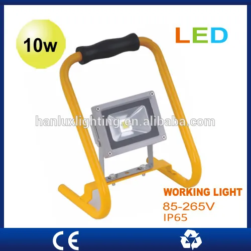 10W IP65 LED work light with telescope tripod stand