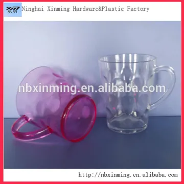 plastic drinking cup with handle