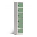 6 Tier Steel Box Lockers Personnel Lockers أثاث