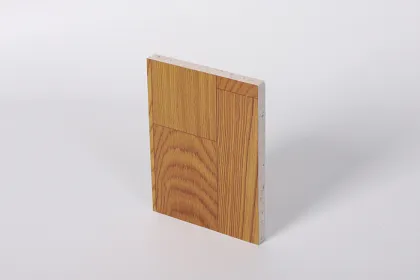 Laminated chloride free wood grain fireproof floor