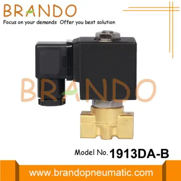 3/8 Inch Brass Solenoid Valve 2/2-Way Normally Closed