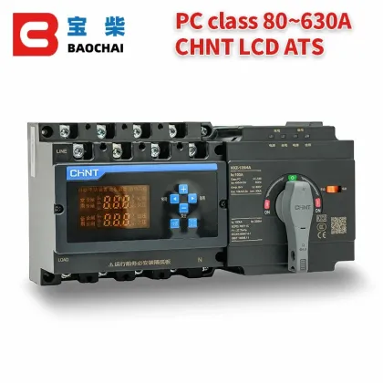 CHNT NXZ-1254A 100A-630A ATS Dual Power Automatic Transfer Switch for Diesel Generator