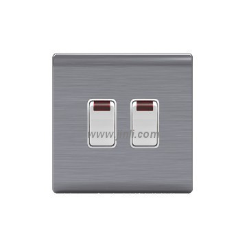 W83A series --2 gang 20A D/P wall switch w/neon