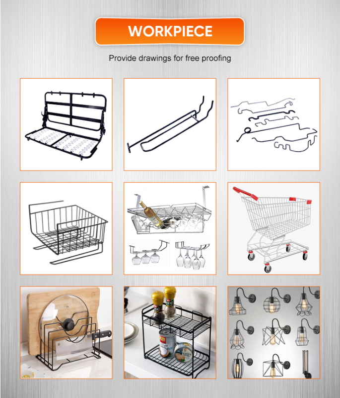 ZD-3D-6014 Model 6mm-14mm 3D Steel Wire Bending Machine for Car Auto Parts and Hardware