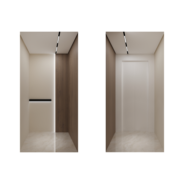 Capsule d'ascenseur domestique compacte