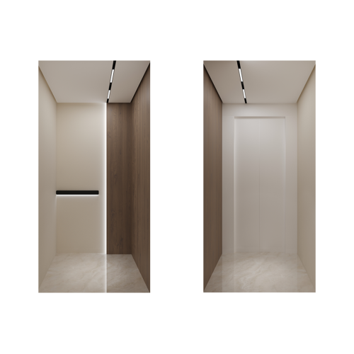 Capsule d'ascenseur domestique compacte