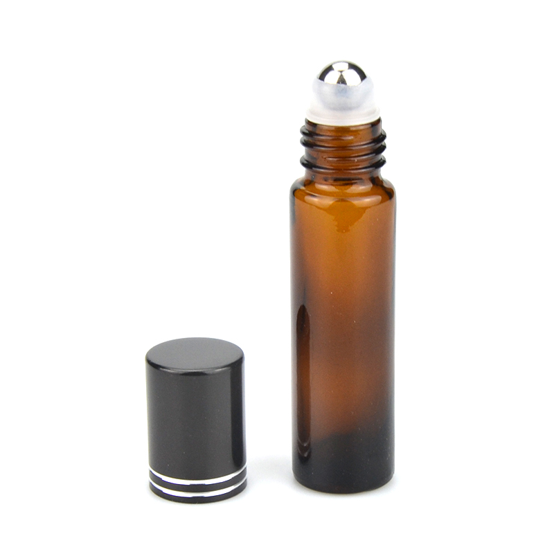 cosmetic packaging 2ml 3ml 5ml 10ml 12ml empty perfume oil roller ball glass bottle for hair