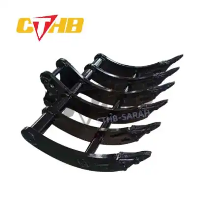 CTHB Land Cleaning Rake Excavator Root Rake