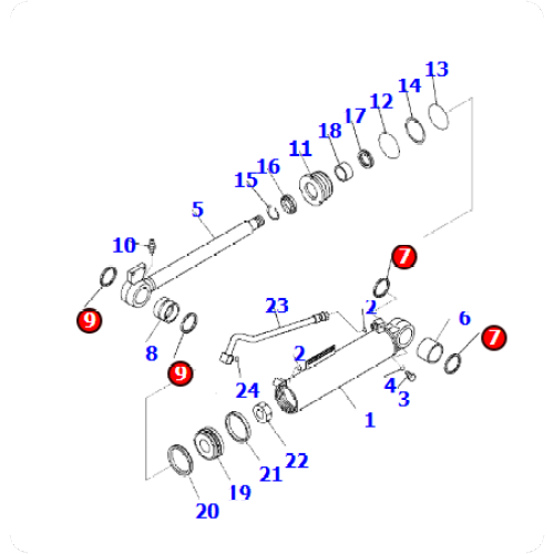 Loader WA200-6 Seal 418-09-11110
