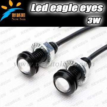 car 12V led Eagle Eye Tail light Backup turn signal Rear Lamp White