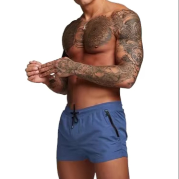 Reißverschluss in Taschen Mesh Liner Sommer Beach Board Shorts Schnell trockene Schwimmstämme