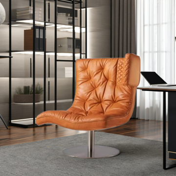 Adjustable Executive PU Leather Ergonomic Office Chair