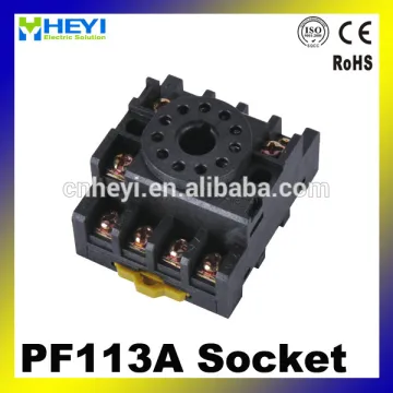 PF113A power relay socket/relay pin socket/plug relay socket