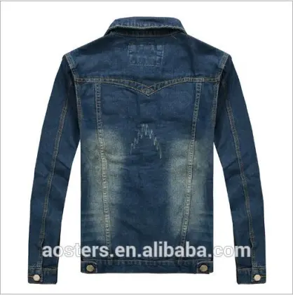 OEM wholesale men denim casual jeans jackets