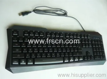 Multimedia Led Light Game Wired Computer Keyboard 