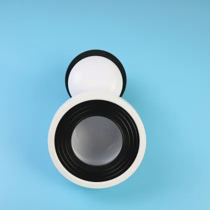 Adjustable Distance Toilet Drain Shifter - Plastic Bathroom Accessory