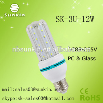12W LED corn light with thunder prevention and high temperature protection function