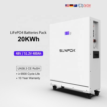 High Capacity EU-US Solar Lithium Batteries for Home Energy Storage: 10kWh, 15kWh, 20kWh Capacities