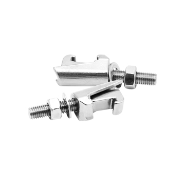 ISO Double Claw Clamps: Stainless Steel and Steel+Zn Plated Vacuum Pipe Fitting Clamps