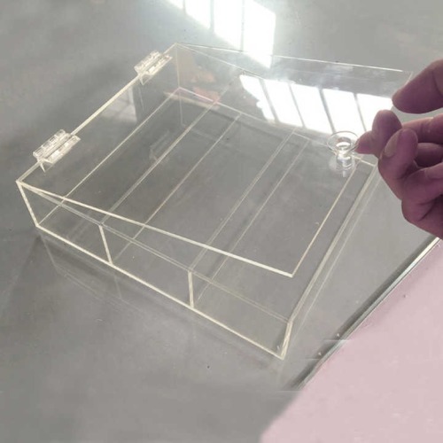 Transparent Acrylic Boxes transparent/wholesale with lock