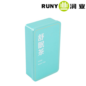 Прочная прямоугольная банка для чая