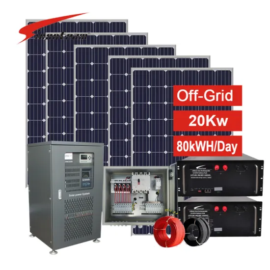 20kW Off-Grid Solar System 3 Phase 20000W AC Renewable Energy